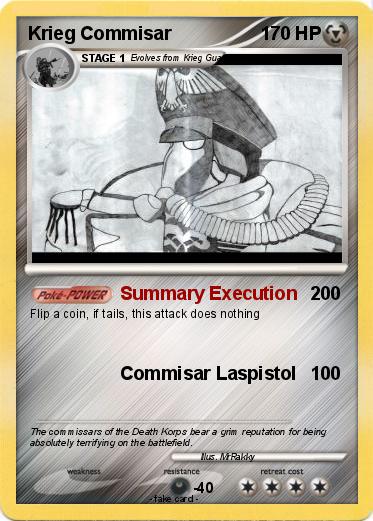 Pokemon Krieg Commisar
