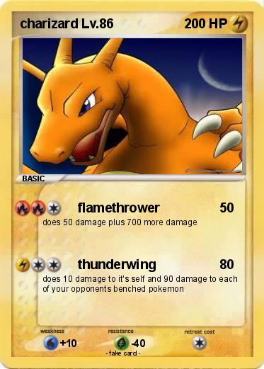 Pokemon charizard Lv.86