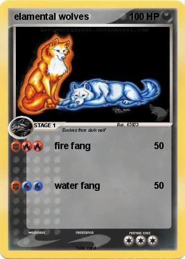 Pokemon elamental wolves