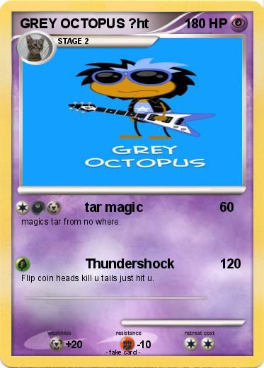 Pokemon GREY OCTOPUS ?ht