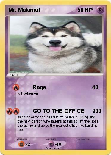 Pokemon Mr. Malamut