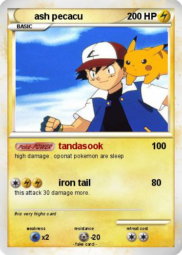 Pokemon ash pecacu