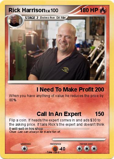Pokemon Rick Harrison Pokemon Rick Harrison