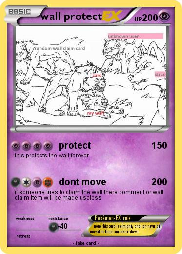 Pokemon wall protect