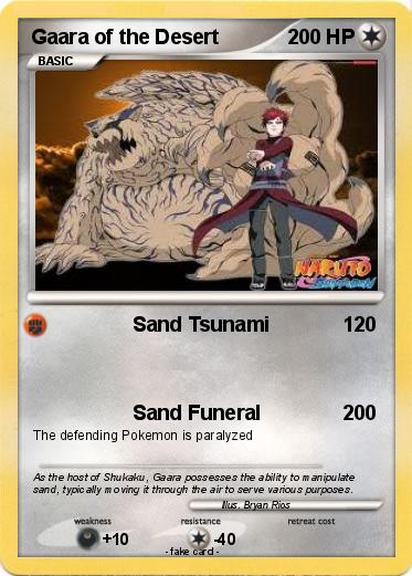 Pokemon Gaara of the Desert