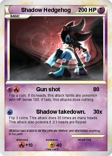 Pokemon Shadow Hedgehog Pokemon Shadow Hedgehog