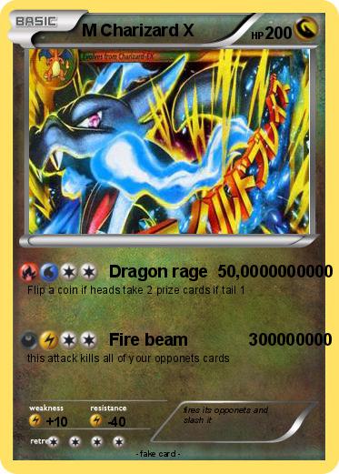 Pokemon M Charizard X