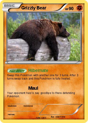 Pokemon Grizzly Bear
