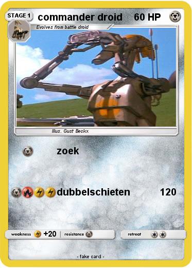 Pokemon commander droid