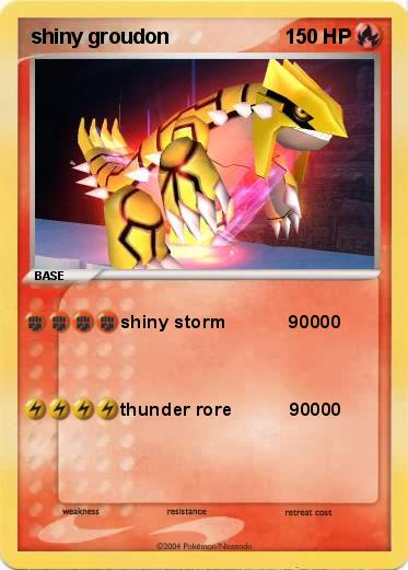 Pokemon shiny groudon