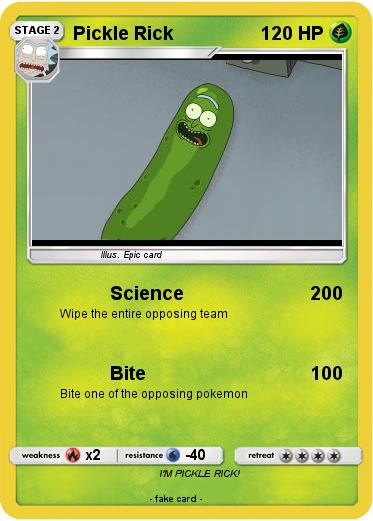 Pokemon Pickle Rick