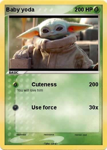 Pokemon Baby yoda