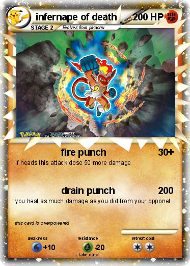 Pokemon infernape of death