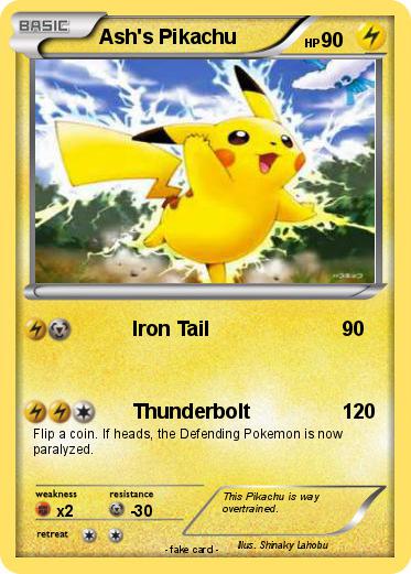 Pokemon Ash's Pikachu