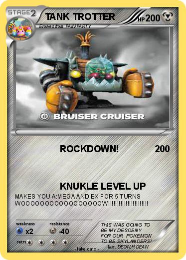 Pokemon TANK TROTTER