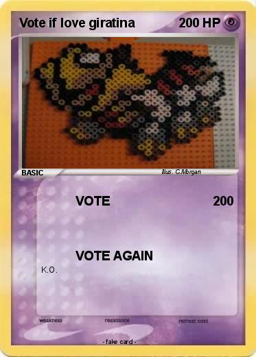 Pokemon Vote if love giratina