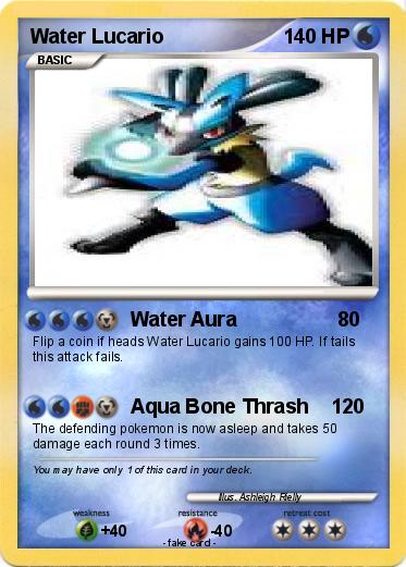 Pokemon Water Lucario