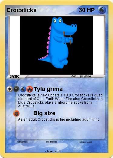 Pokemon Crocsticks