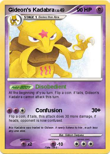 Pokemon Gideon's Kadabra