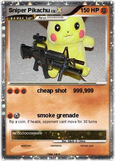 Pokemon Sniper Pikachu