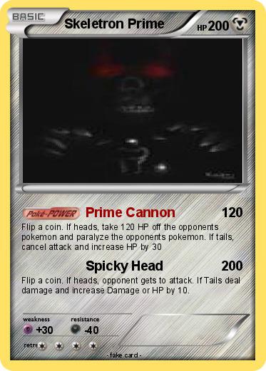 Pokemon Skeletron Prime