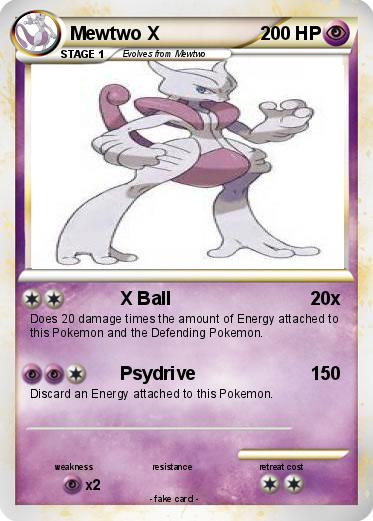 Pokemon Mewtwo X