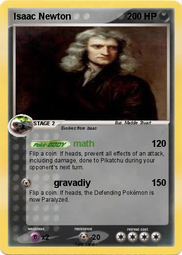 Pokemon Isaac Newton