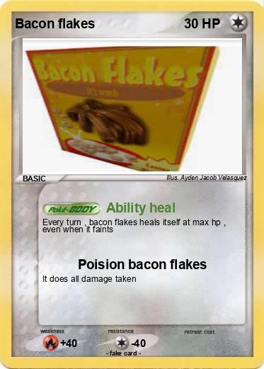 Pokemon Bacon flakes