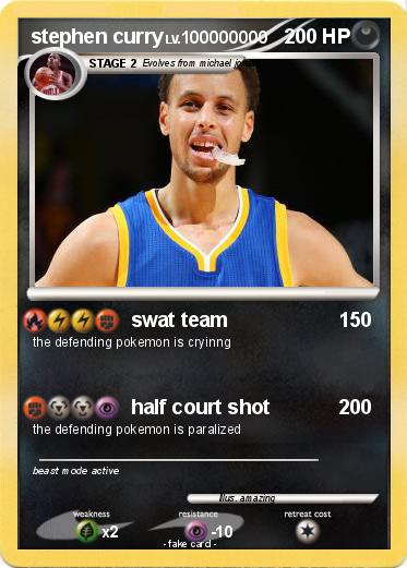 Pokemon stephen curry