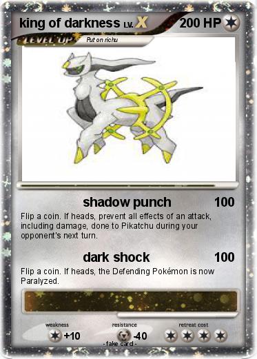 Pokemon king of darkness