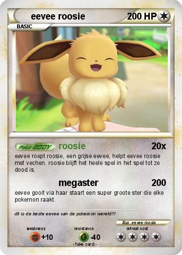 Pokemon eevee roosie