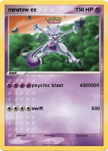 Pokemon mewtew ex