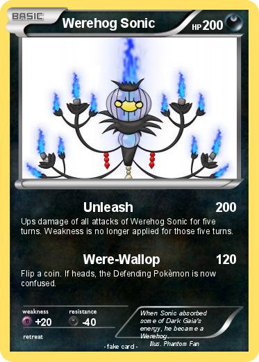 Pokemon Werehog Sonic