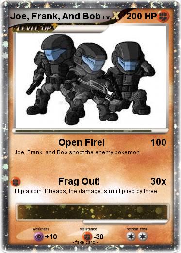 Pokemon Joe, Frank, And Bob