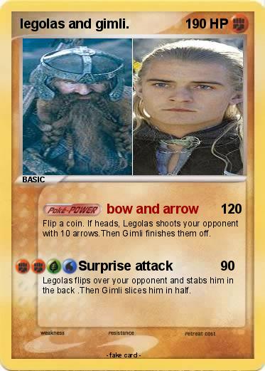 Pokemon legolas and gimli.