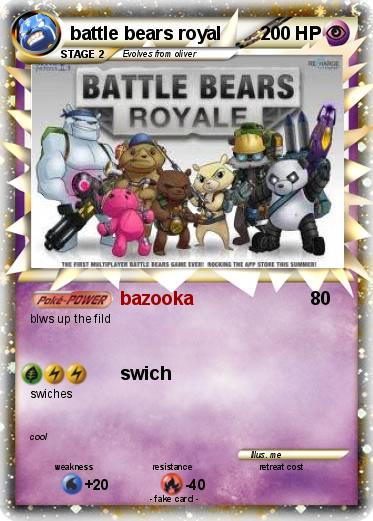 Pokemon battle bears royal