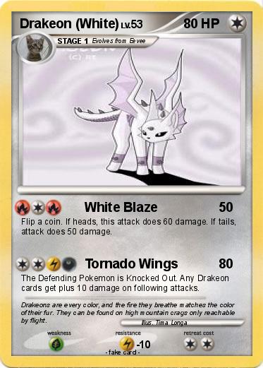 Pokemon Drakeon (White)