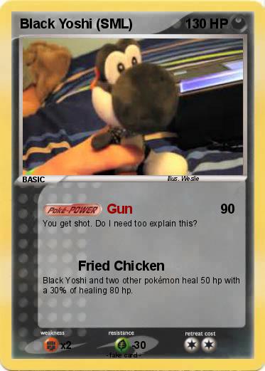 Pokemon Black Yoshi (SML)