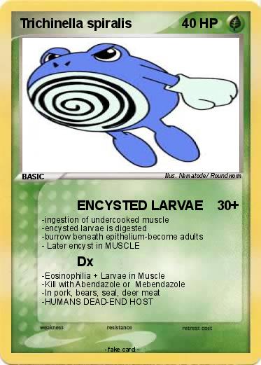 Pokemon Trichinella spiralis