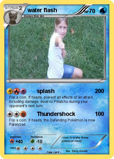 Pokemon water flash