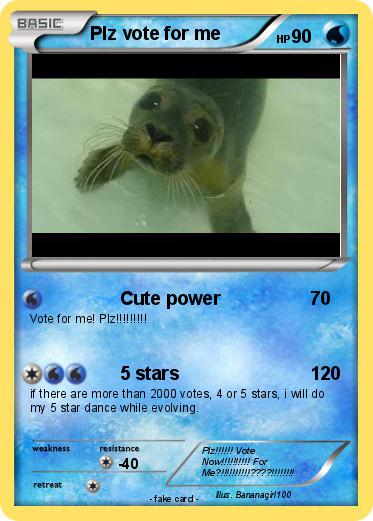 Pokemon Plz vote for me