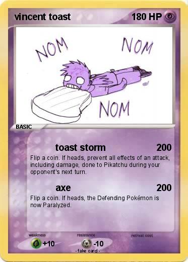Pokemon vincent toast