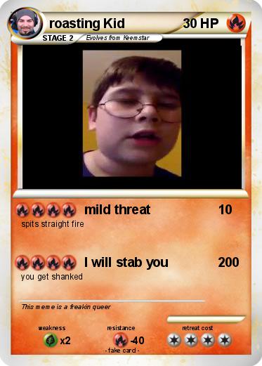 Pokemon roasting Kid