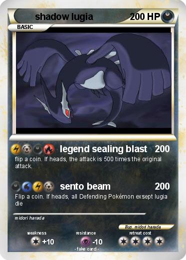 Pokemon shadow lugia
