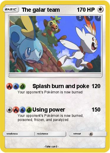 Pokemon The galar team