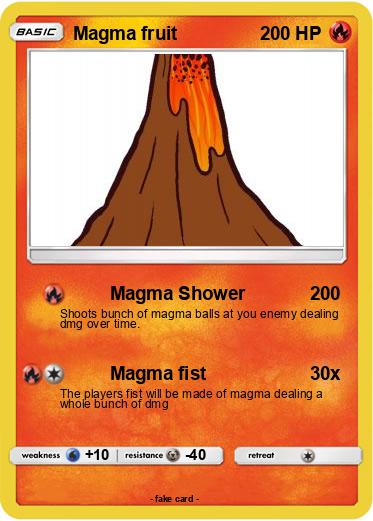 Pokemon Magma fruit