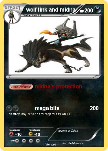 Pokemon wolf link and midna