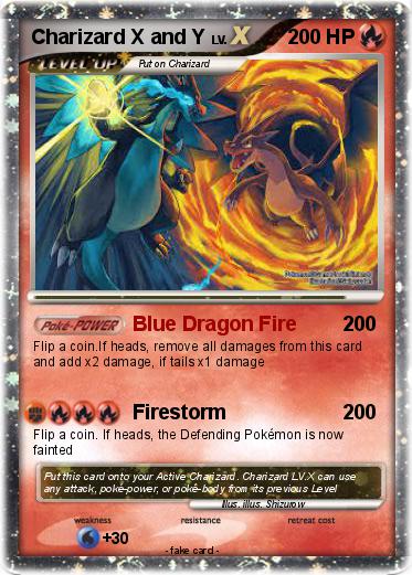 Pokemon Charizard X and Y