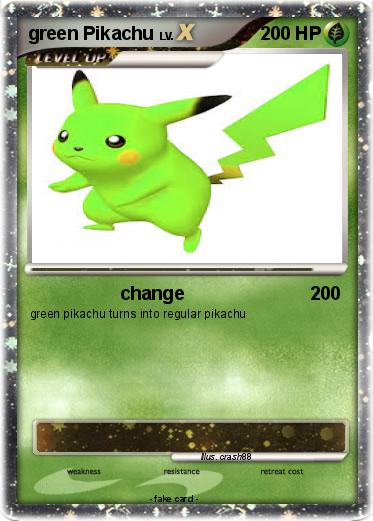 Pokemon green Pikachu