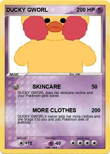 Pokemon DUCKY GWORL